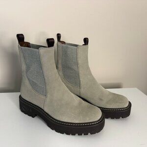 Sam Edelman Women's Laguna Chelsea Boots Mineral Green Size 8.5